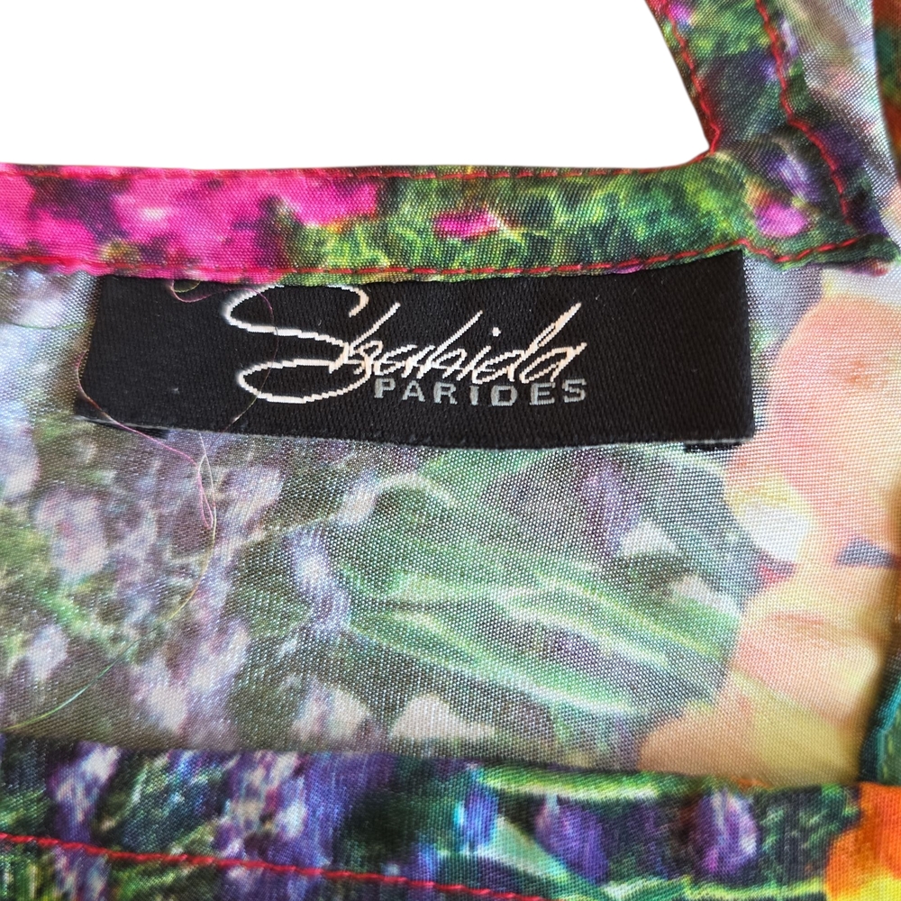 Vibrant Shahida Paridis Multicolor V-Neck Maxi Dress - Picture 6 of 10